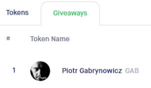 Read more about the article Giveaways Token co to ?