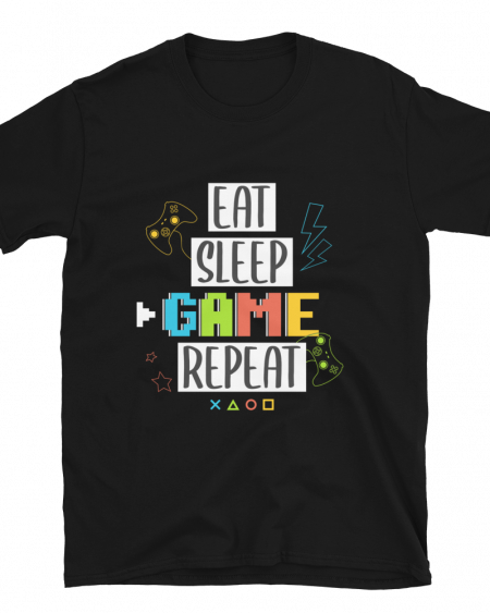 Eat Sleep Game Repeat T-Shirt